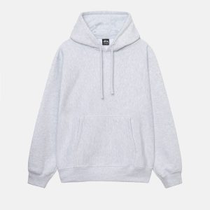 BACK APPLIQUE HOODIE WHITE